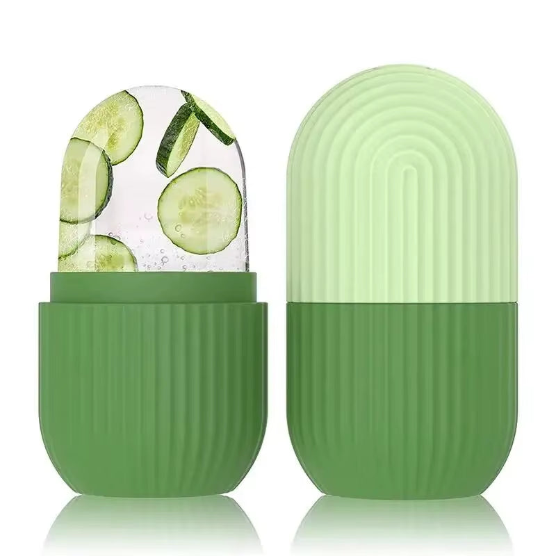 Silicone Ice Cube Trays for Facial Contouring and Eye Rolling Massage - Acne Reduction Skin Care Tool