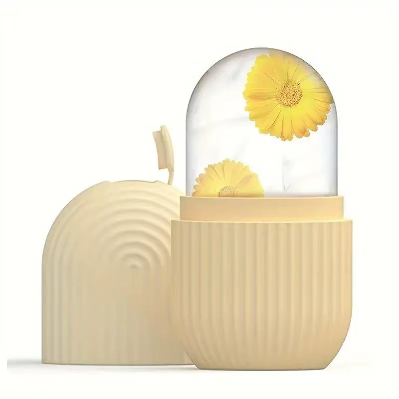 Silicone Ice Cube Trays for Facial Contouring and Eye Rolling Massage - Acne Reduction Skin Care Tool