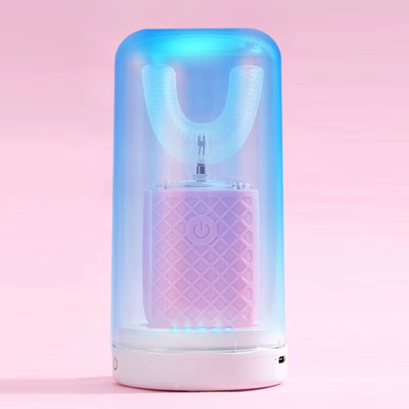 Intelligent 360-Degree Sonic Electric Toothbrush for Adults and Children with USB Charging and Teeth Whitening Features