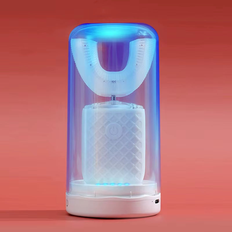 Intelligent 360-Degree Sonic Electric Toothbrush for Adults and Children with USB Charging and Teeth Whitening Features