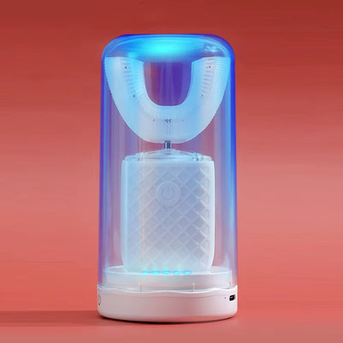 Intelligent 360-Degree Sonic Electric Toothbrush for Adults and Children with USB Charging and Teeth Whitening Features
