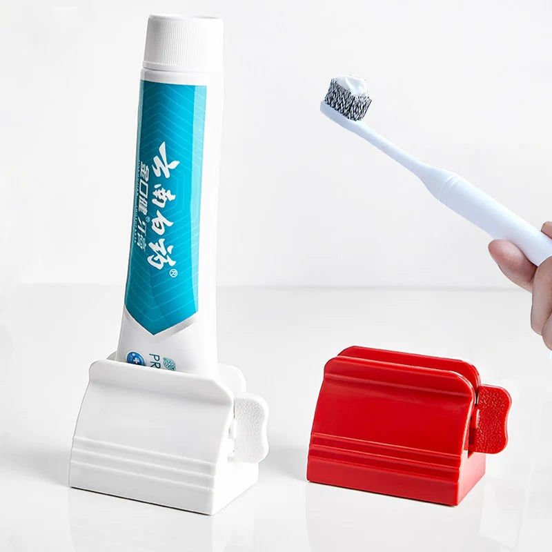 Toothpaste Squeezer and Holder for Oral Care - Bathroom Tool for Tube Management