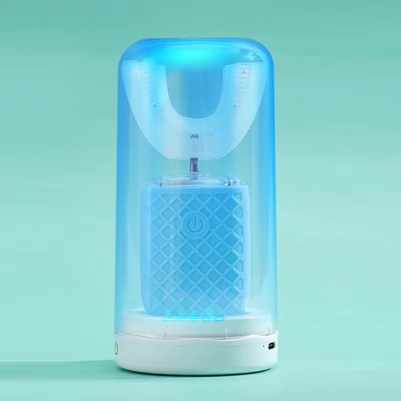 Intelligent 360-Degree Sonic Electric Toothbrush for Adults and Children with USB Charging and Teeth Whitening Features