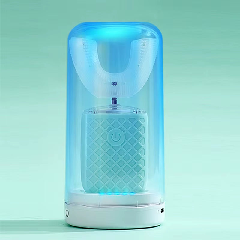 Intelligent 360-Degree Sonic Electric Toothbrush for Adults and Children with USB Charging and Teeth Whitening Features