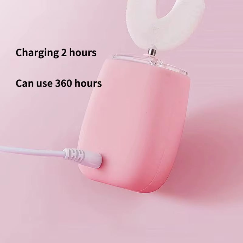 Intelligent 360-Degree Sonic Electric Toothbrush for Adults and Children with USB Charging and Teeth Whitening Features