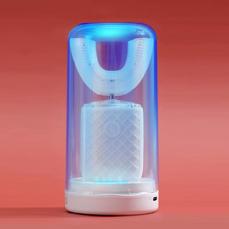 Intelligent 360-Degree Sonic Electric Toothbrush for Adults and Children with USB Charging and Teeth Whitening Features