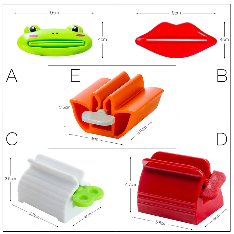 Toothpaste Squeezer and Holder for Oral Care - Bathroom Tool for Tube Management