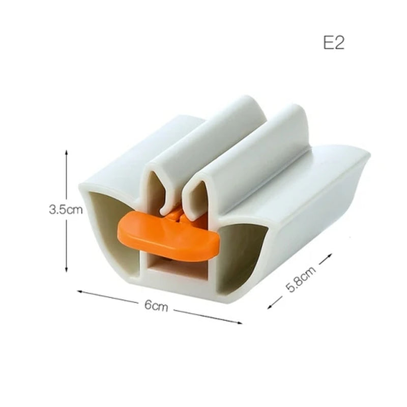 Toothpaste Squeezer and Holder for Oral Care - Bathroom Tool for Tube Management